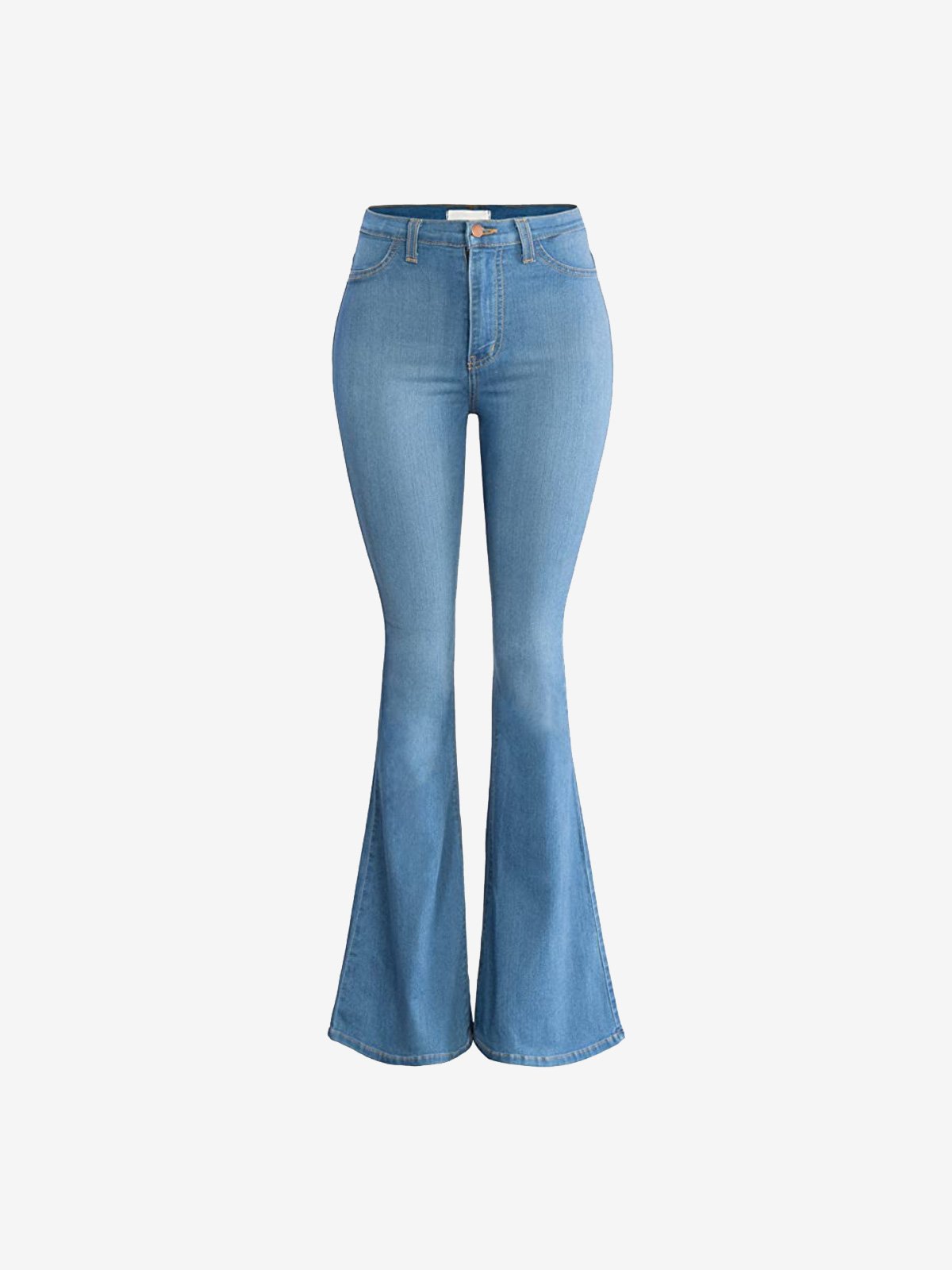 Waist Denim Bell Bottoms